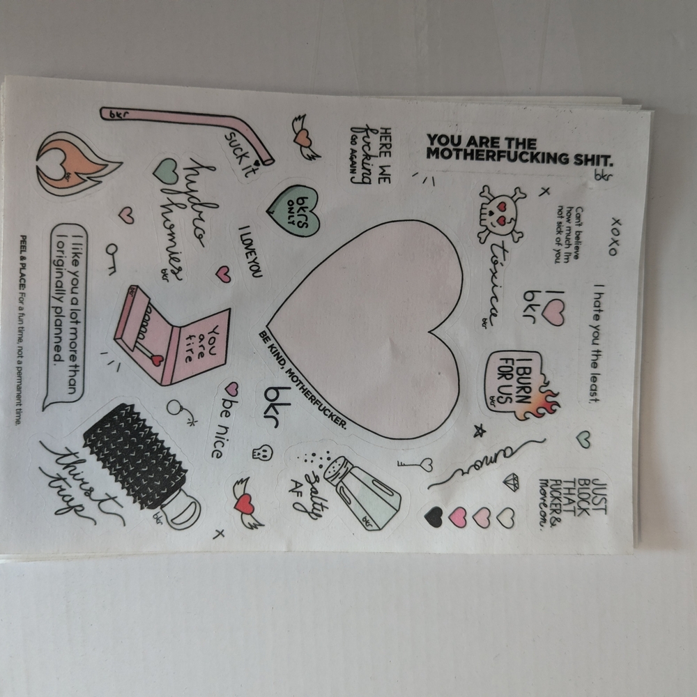 BKR Sticker set (6)